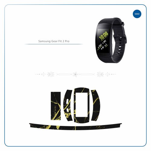 Samsung_Gear Fit 2 Pro_Graphite_Gold_Marble_2